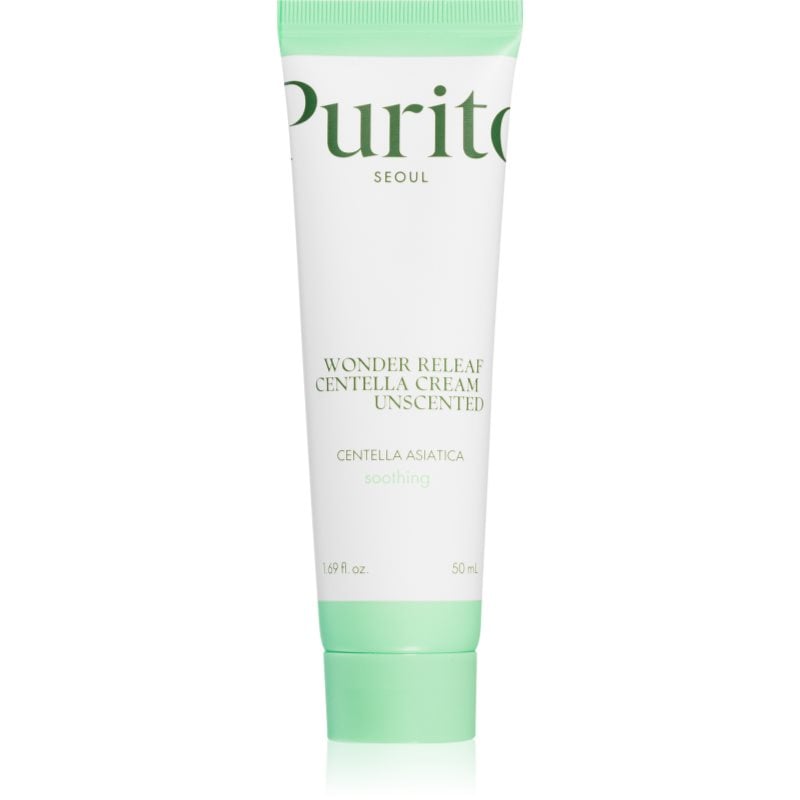 Purito Wonder Releaf Centella Cream Unscented регенериращ крем за успокояване на кожата