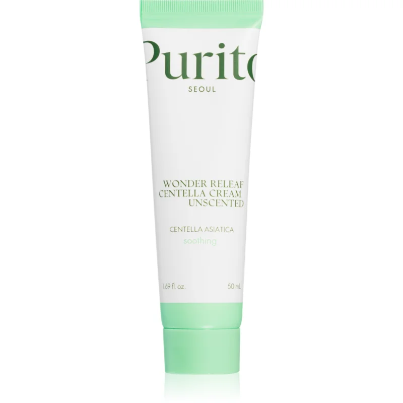 Purito Wonder Releaf Centella Cream Unscented регенериращ крем за успокояване на кожата - Грижа за лице - Сравни цени от 1 магазин с безплатна доставка