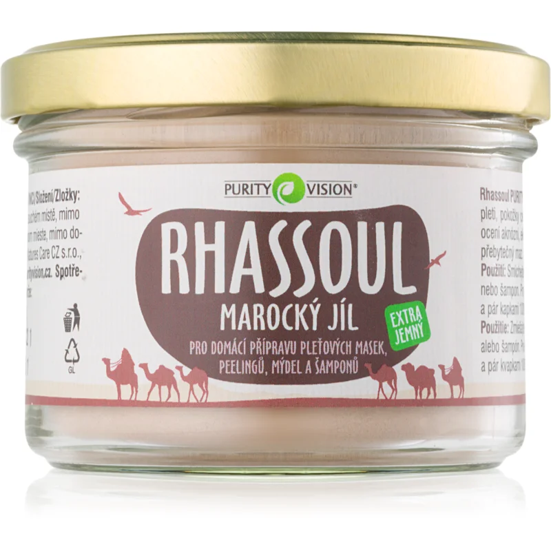 Purity Vision Rhassoul Мароканска глина за подготовка на маски за лице, пилинги, сапуни и шампоани - Грижа за лице - Сравни цени от 1 магазин с безплатна доставка