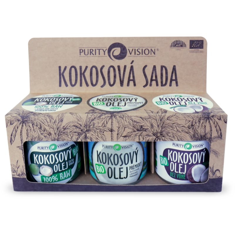 Purity Vision Coconut Set подаръчен комплект с кокосово масло - Комплект - Сравни цени от 1 магазин с безплатна доставка
