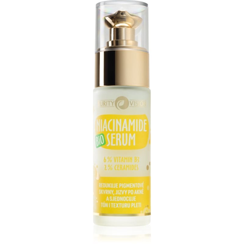 Purity Vision BIO Niacinamide серум да уеднакви цвета на кожата