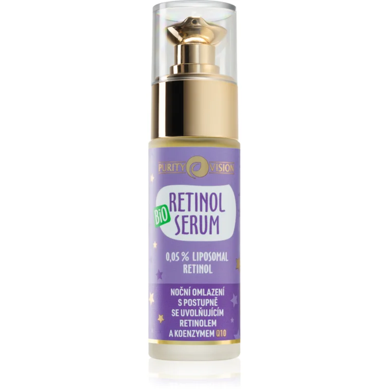 Purity Vision BIO Retinol нощен серум, забавящ признаците на стареене на кожата - Грижа за лице - Сравни цени от 1 магазин с безплатна доставка