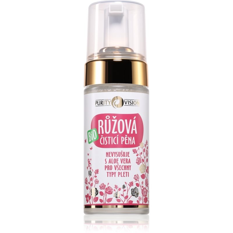 Purity Vision BIO Rose Cleansing Foam нежна почистваща пяна за чувствителна кожа на лицето - Грижа за лице - Сравни цени от 1 магазин с безплатна доставка