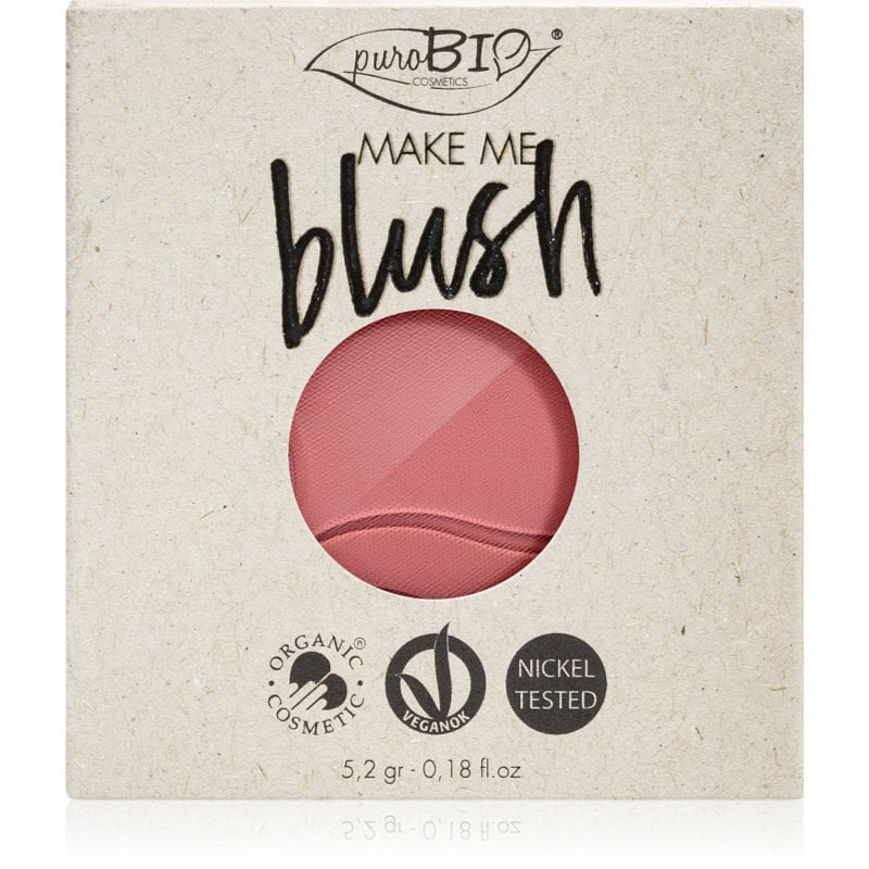 puroBIO Cosmetics Long-lasting Blush Refill дълготраен руж пълнител