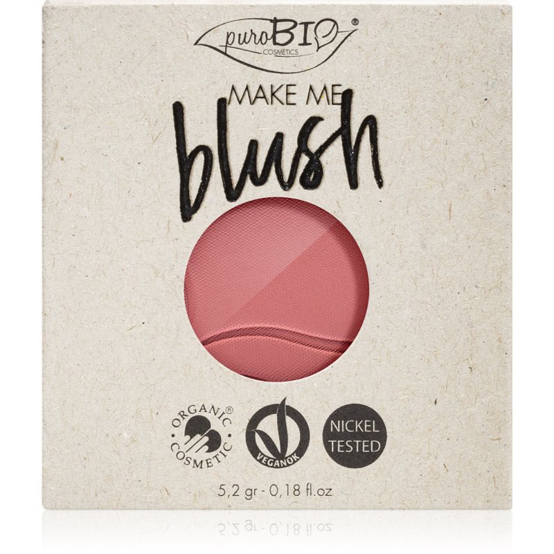 puroBIO Cosmetics puroBIO Cosmetics Long-lasting Blush Refill дълготраен руж пълнител - Унисекс парфюм 2мл - Сравни цени от 1 магазин с безплатна доставка