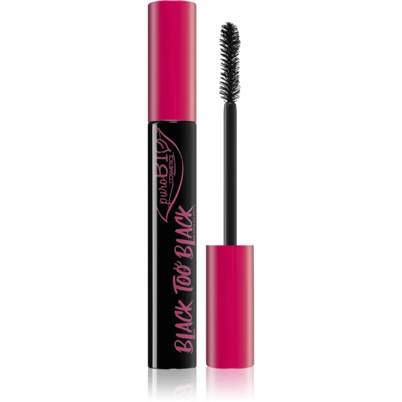 puroBIO Cosmetics Black too Black грижеща се спирала за обем 9 - Грим - Сравни цени от 1 магазин с безплатна доставка