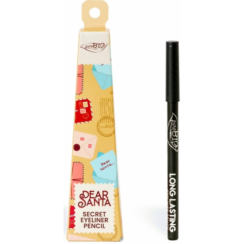 puroBIO Cosmetics Dear Santa Eyeliner Pencil молив за очи в подаръчна опаковка