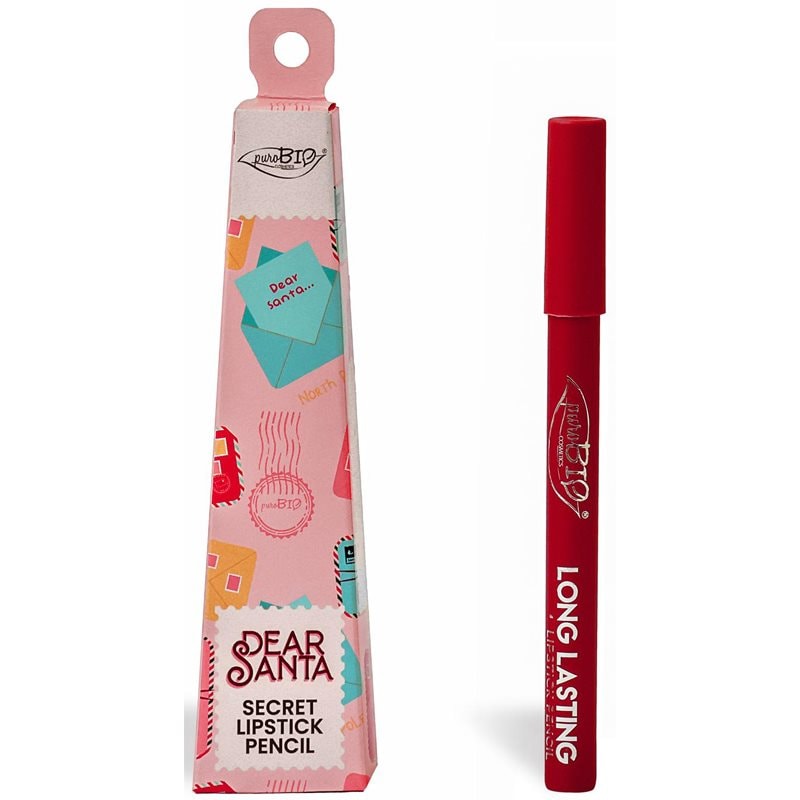 puroBIO Cosmetics Dear Santa SECRET дълготраен молив за устни в подаръчна опаковка - Грим - Сравни цени от 1 магазин с безплатна доставка