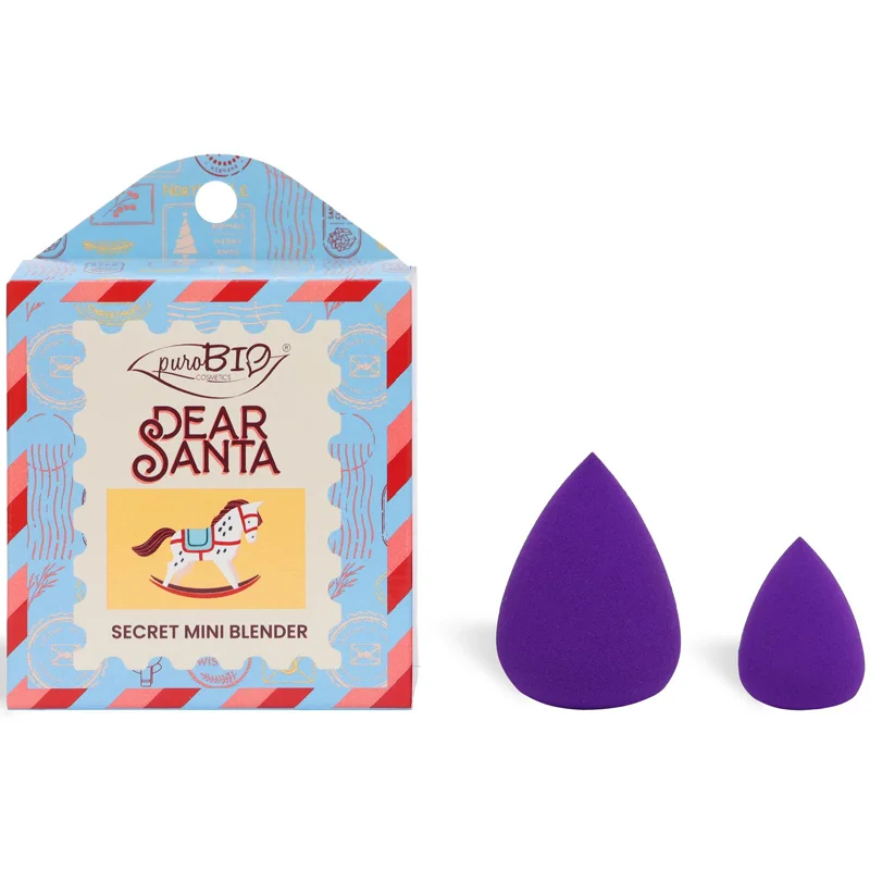 puroBIO Cosmetics Dear Santa SECRET гъба за фон дьо тен в подаръчна опаковка - Грим - Сравни цени от 1 магазин с безплатна доставка