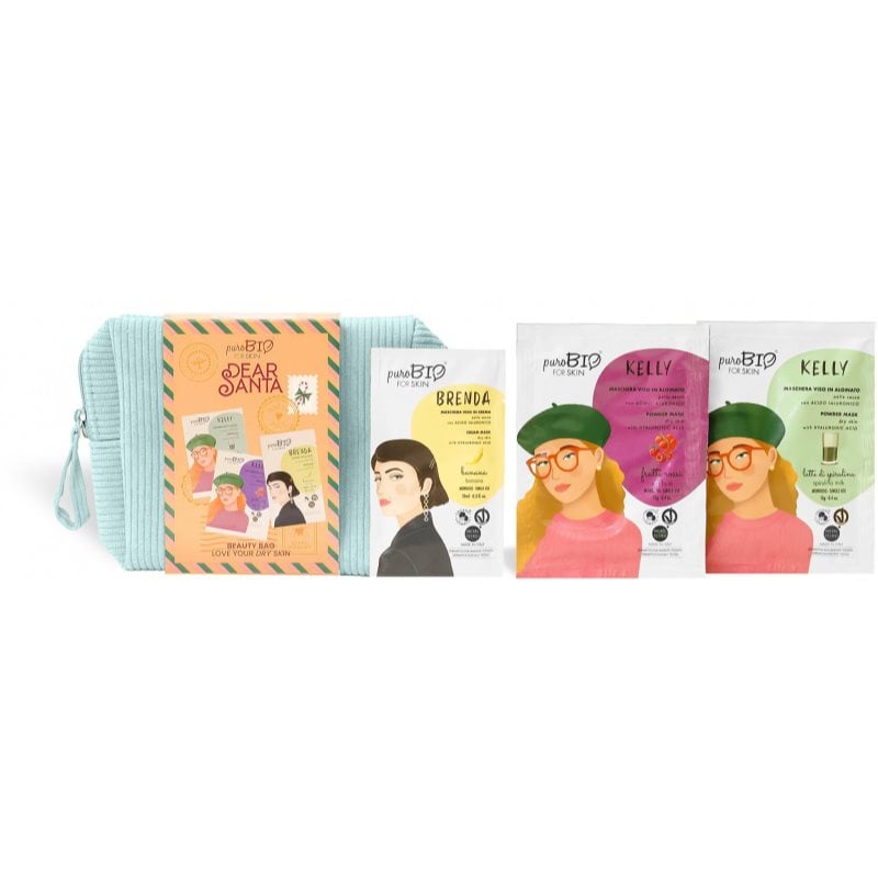 puroBIO Cosmetics Dear Santa Love Your Dry Skin подаръчен комплект за суха кожа