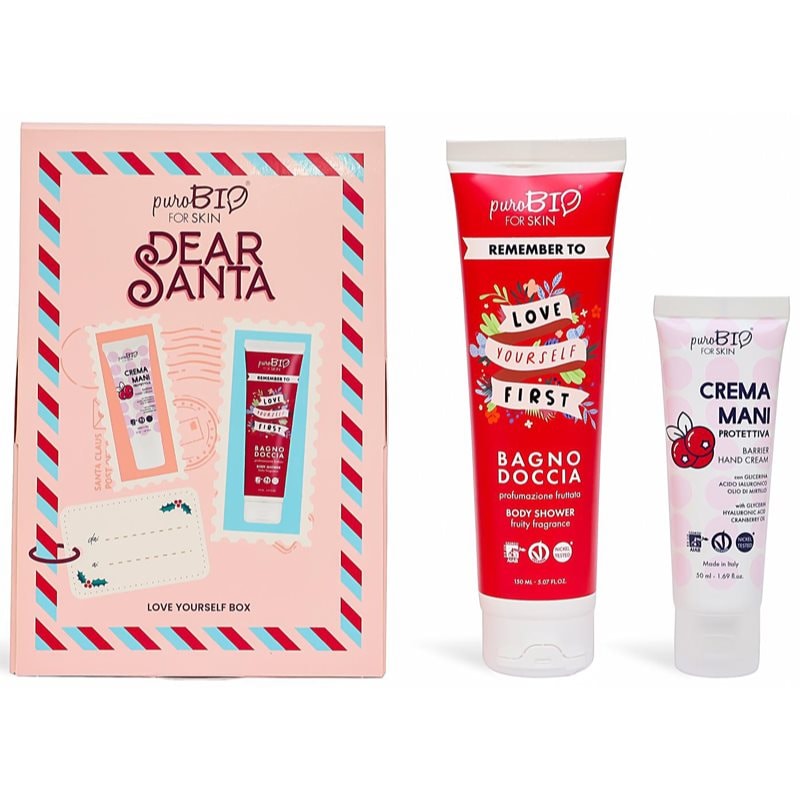puroBIO Cosmetics Dear Santa Love yourself Box подаръчен комплект за тяло - Комплект - Сравни цени от 1 магазин с безплатна доставка