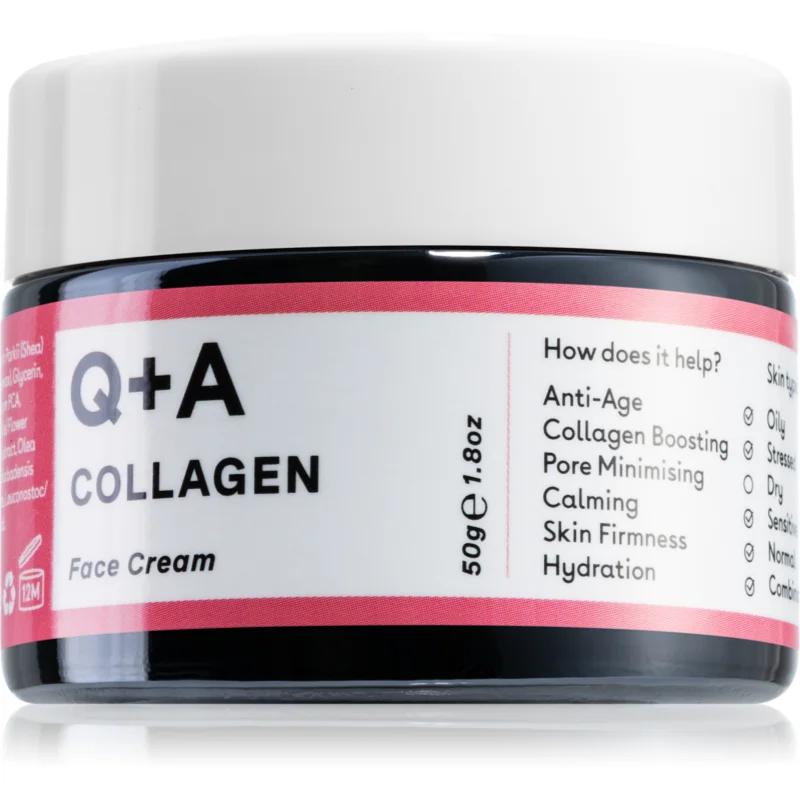 Q+A Collagen подмладяващ крем за лице - Грижа за лице - Сравни цени от 1 магазин с безплатна доставка