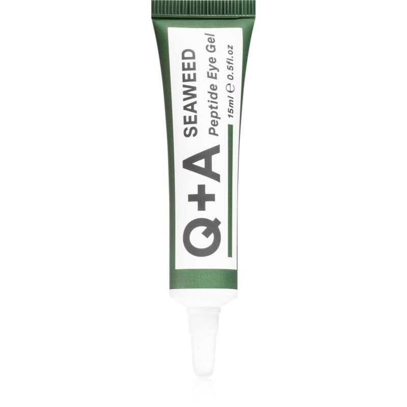 Q+A Seaweed Peptide освежаващ гел за очи с пептиди