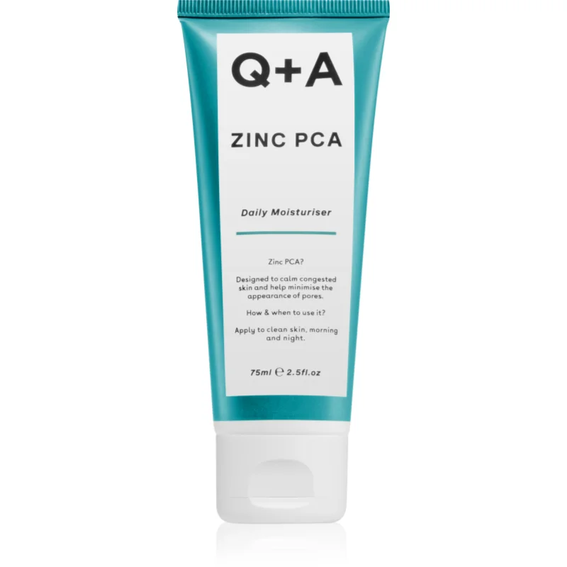 Q+A Zinc PCA стягащ крем за кожа за изглаждане на кожата и минимизиране на порите - Грижа за лице - Сравни цени от 1 магазин с безплатна доставка