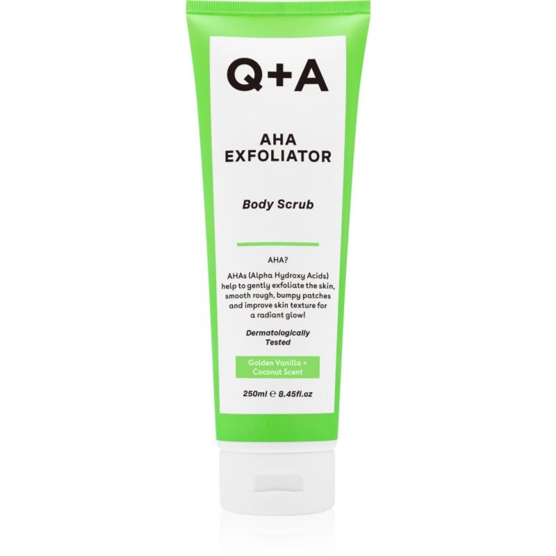 Q+A AHA Exfoliator пилинг за тяло s AHA