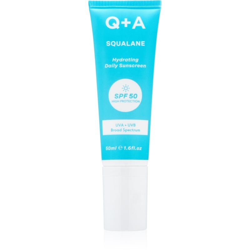 Q+A Squalane защитен крем за лице SPF 50 - Грижа за тяло - Сравни цени от 1 магазин с безплатна доставка