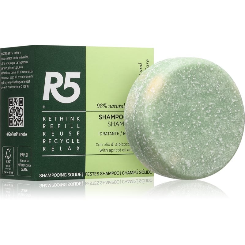 R5 Moisturizing Твърд шампоан хидратираща