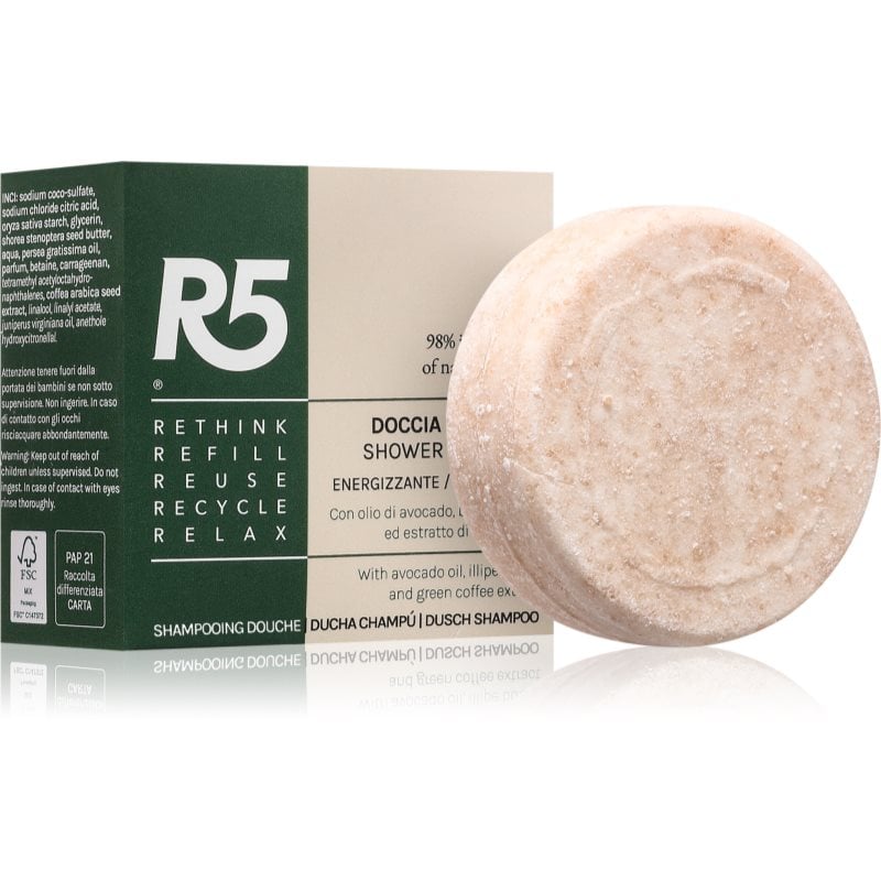R5 Energizing Твърд шампоан за тяло и коса