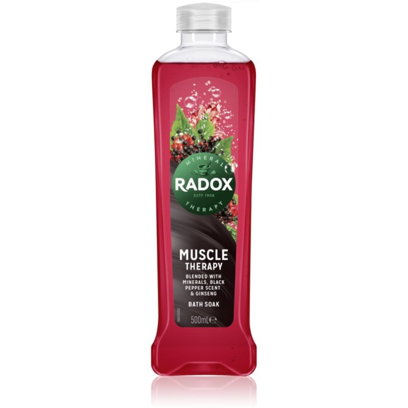 Radox Men Muscle Therapy пяна за вана Black Pepper & Ginseng