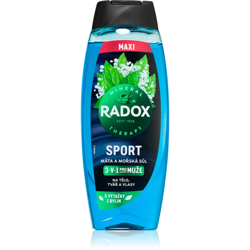 Radox Mineral Therapy душ-гел за мъже макси Mint & Sea Salt - Грижа за тяло - Сравни цени от 1 магазин с безплатна доставка