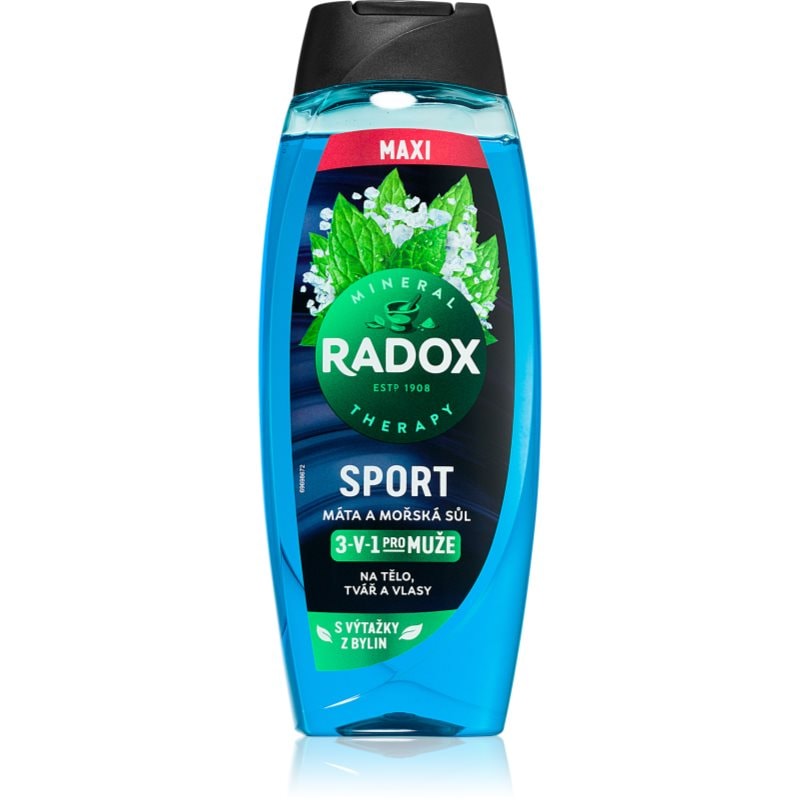 Radox Radox Mineral Therapy душ-гел за мъже макси Mint & Sea Salt - Мъжки парфюм 450мл - Сравни цени от 1 магазин с безплатна доставка