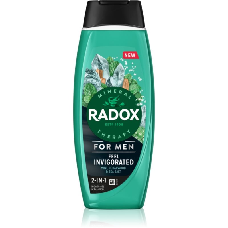 Radox Feel Invigorated душ-гел за мъже 2 в 1 - Грижа за коса - Сравни цени от 1 магазин с безплатна доставка