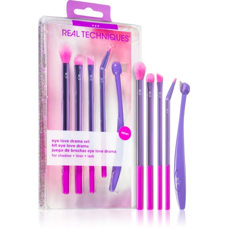 Real Techniques Eye Love Drama комплект четки за очи - Комплект - Сравни цени от 2 магазина с безплатна доставка