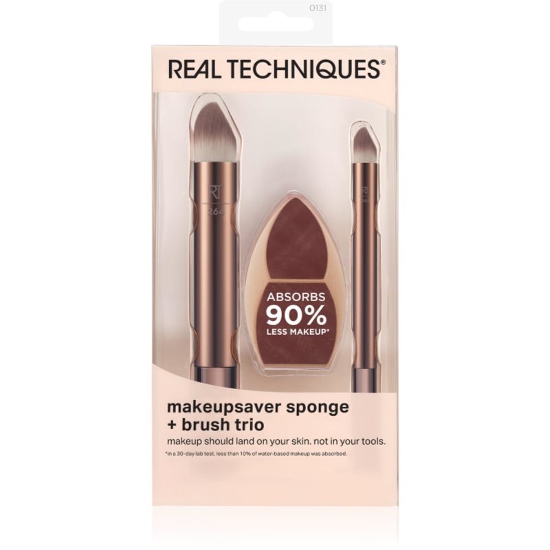 Real Techniques Makeup Saver Brush Trio комплект четки - Комплект - Сравни цени от 1 магазин с безплатна доставка
