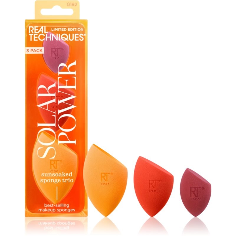 Real Techniques Solar Power Sponge Trio комплект апликатори - Комплект - Сравни цени от 1 магазин с безплатна доставка