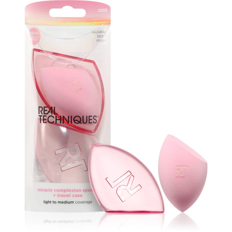 Real Techniques Miracle Complexion Sponge Sunrise гъба за фон дьо тен - Грим - Сравни цени от 1 магазин с безплатна доставка