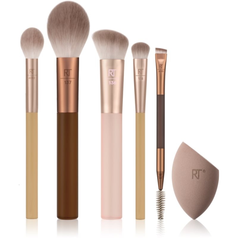 Real Techniques New Nudes Soft-Focus Face Set комплект четки - Комплект - Сравни цени от 1 магазин с безплатна доставка