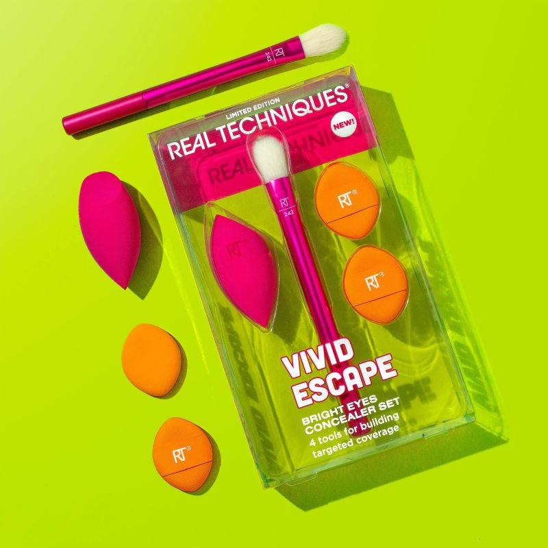 Real Techniques Vivid Escape Bright Eyes Concealer Set грим комплект - Комплект - Сравни цени от 1 магазин с безплатна доставка