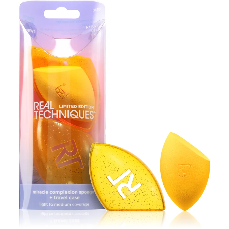 Real Techniques Miracle Complexion Sponge & Case гъба за фон дьо тен - Грим - Сравни цени от 1 магазин с безплатна доставка