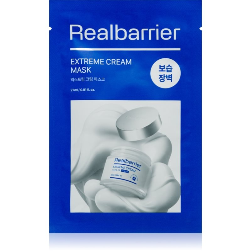 Real Barrier Extreme Cream Mask успокояваща платнена маска за интензивна хидратация - Грижа за лице - Сравни цени от 1 магазин с безплатна доставка