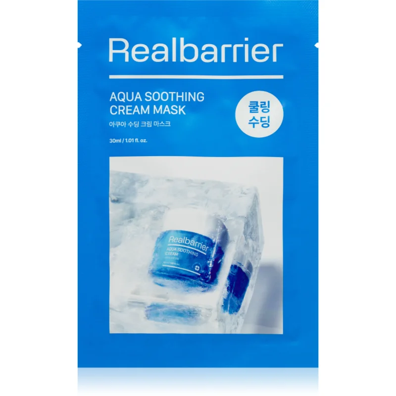 Real Barrier Aqua Soothing Cream Mask хидратираща платнена маска - Грижа за лице - Сравни цени от 1 магазин с безплатна доставка