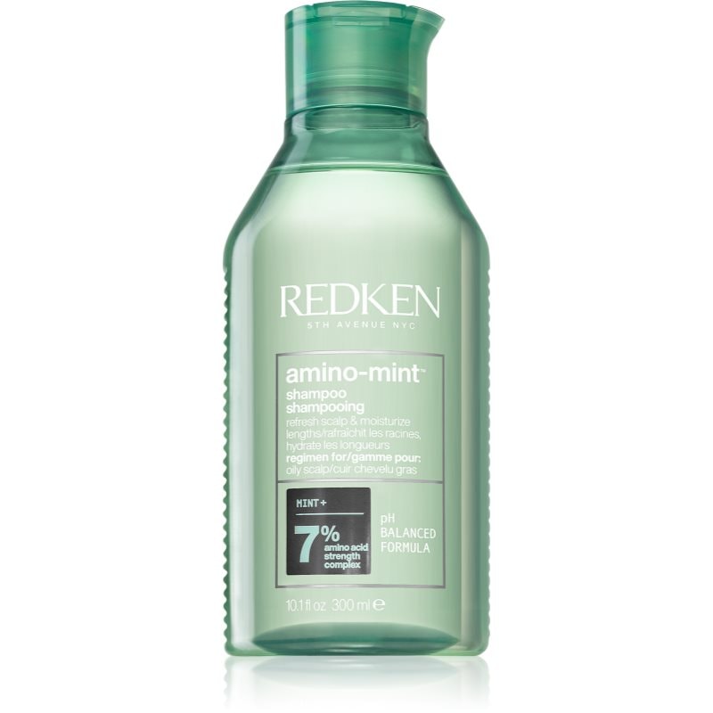 Redken Amino Mint нежен почистващ шампоан за бързо омазняваща се коса - Грижа за коса - Сравни цени от 1 магазин с безплатна доставка