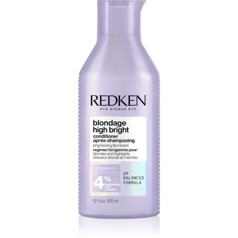 Redken Blondage High Bright озаряващ балсам за руса коса - Грижа за коса - Сравни цени от 1 магазин с безплатна доставка