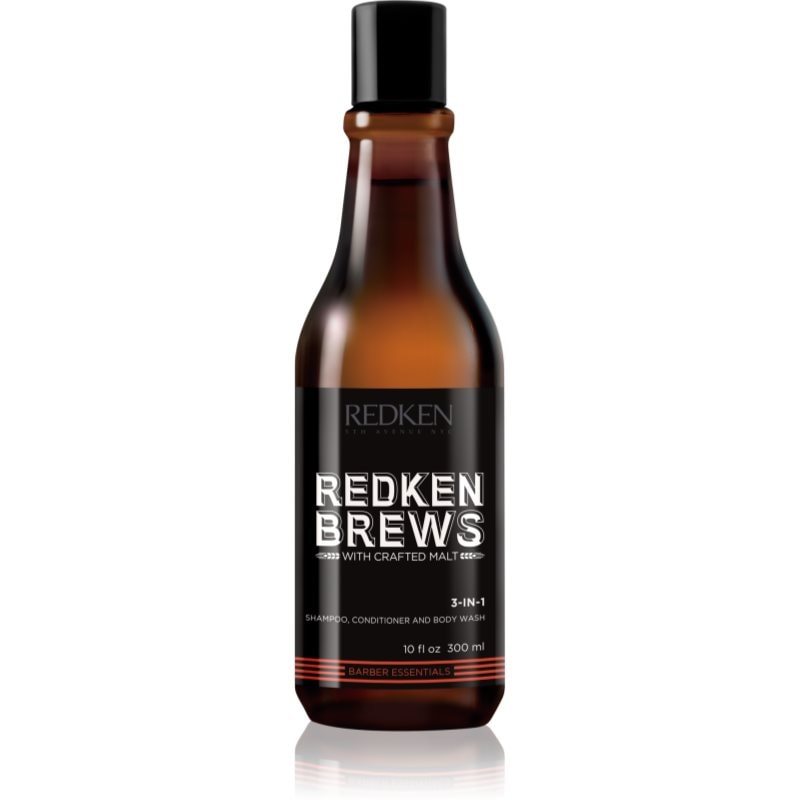 Redken Brews 3 в 1 шампоан, балсам и душ гел - Грижа за коса - Сравни цени от 1 магазин с безплатна доставка