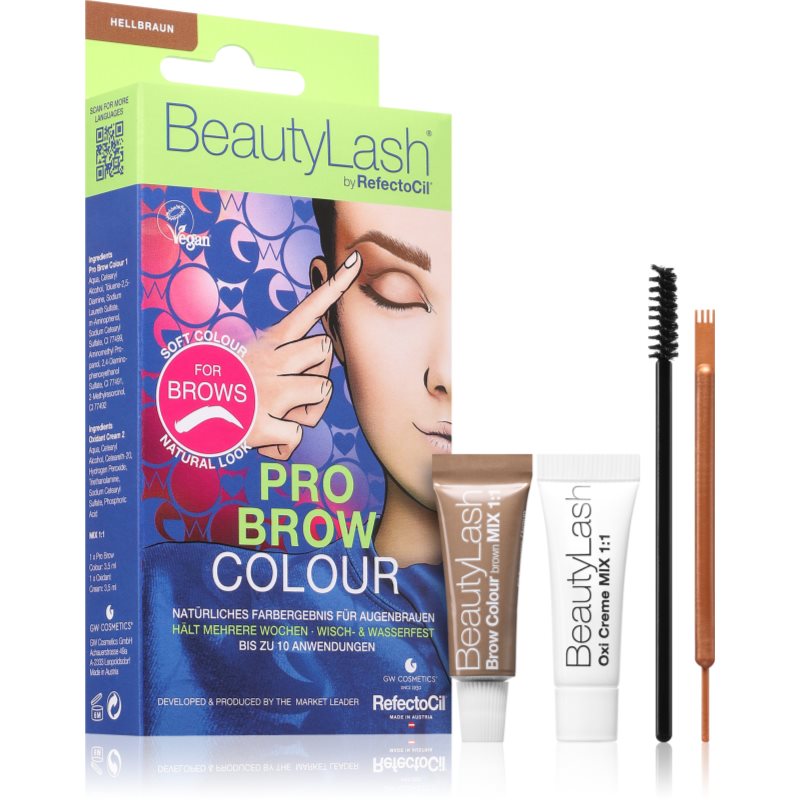 RefectoCil Pro Brow Colour цвят за вежди цвят Light Brown 1 бр. - Грим - Сравни цени от 1 магазин с безплатна доставка