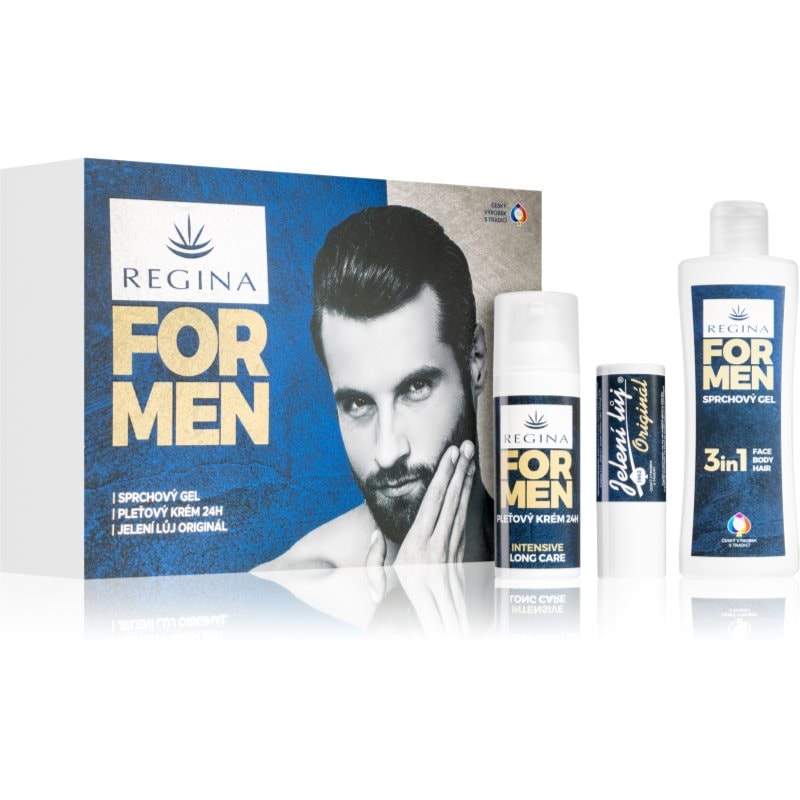 Regina Regina For Men подаръчен комплект за мъже - Мъжки парфюм - Сравни цени от 1 магазин с безплатна доставка