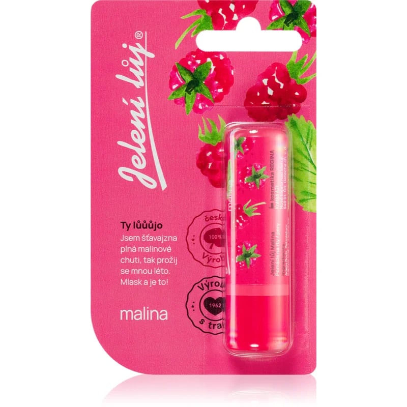 Regina Jelení lůj Raspberry балсам за устни с аромат на малини