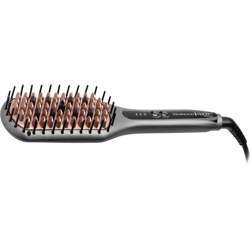 Remington Keratin Protect Straight Brush изглаждаща четка за коса - Грижа за коса - Сравни цени от 1 магазин с безплатна доставка
