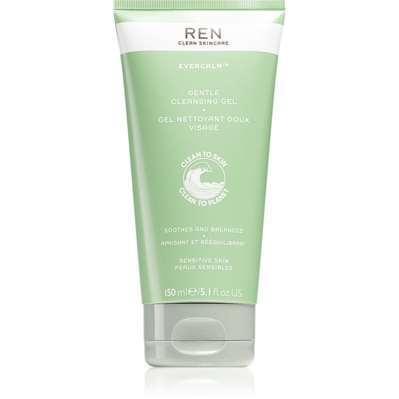 REN Evercalm Gentle Cleansing Gel лек почистващ гел за чувствителна и раздразнена кожа