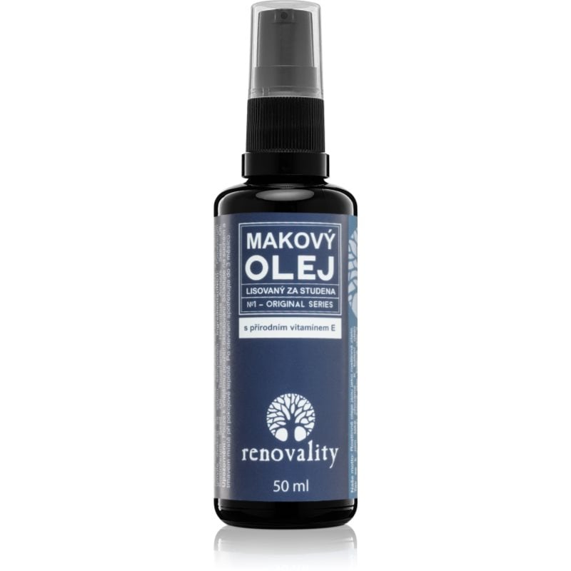 Renovality Original Series Poppy seed oil with natural vitamin E олио за лице за всички типове кожа на лицето