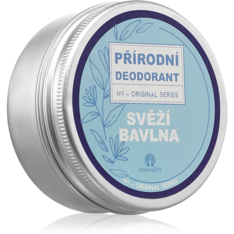 Renovality Original Series Natural Deodorant дезодорант стик с аромат Fresh Cotton - Грижа за тяло - Сравни цени от 1 магазин с безплатна доставка