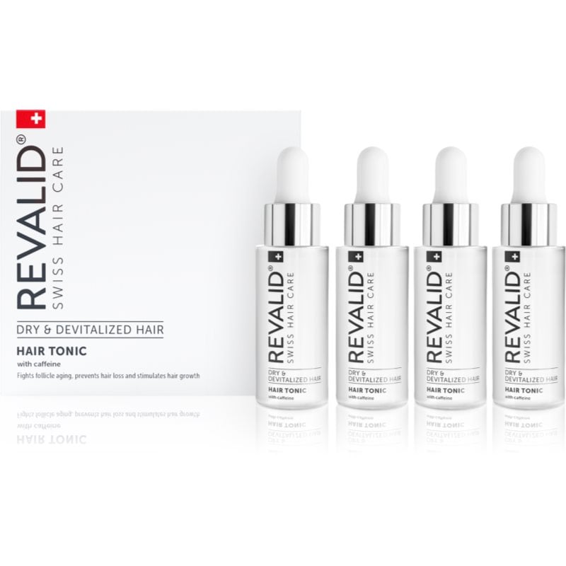 Revalid Hair Tonic енергизиращ тоник с кофеин за растеж на косата 4x