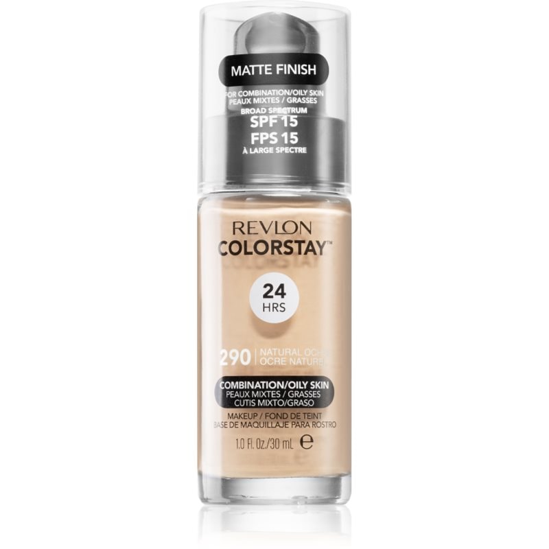 Revlon Cosmetics ColorStay™ SPF 15 дълготраен матиращ фон дьо тен за смесена и мазна кожа - Грим - Сравни цени от 1 магазин с безплатна доставка