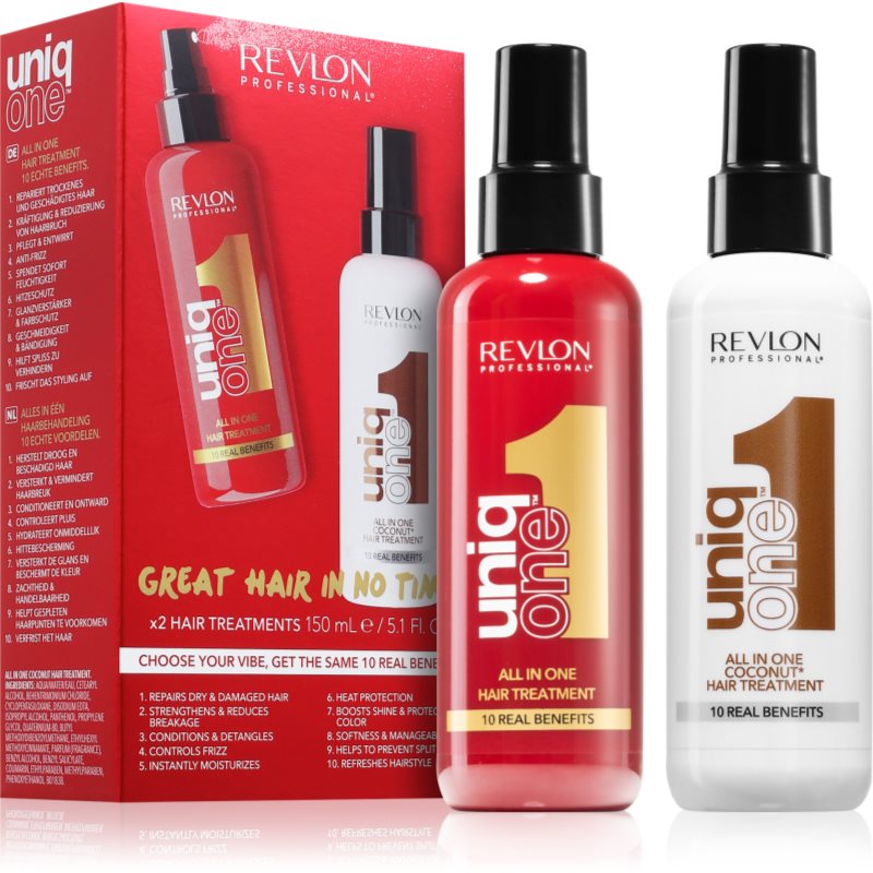 Revlon Professional UniqOne Hair Treatment Pack подаръчен комплект За коса - Комплект - Сравни цени от 1 магазин с безплатна доставка