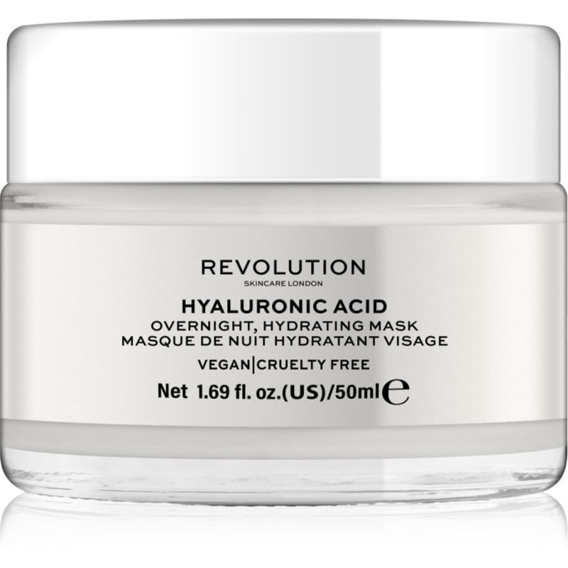 Revolution Skincare Hyaluronic Acid нощна хидратираща маска за лице