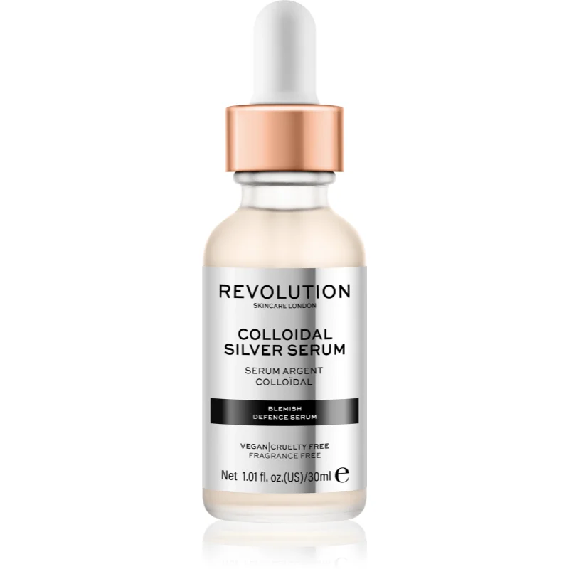 Revolution Skincare Colloidal Silver Serum успокояващ серум за проблемна кожа, акне - Грижа за лице - Сравни цени от 1 магазин с безплатна доставка